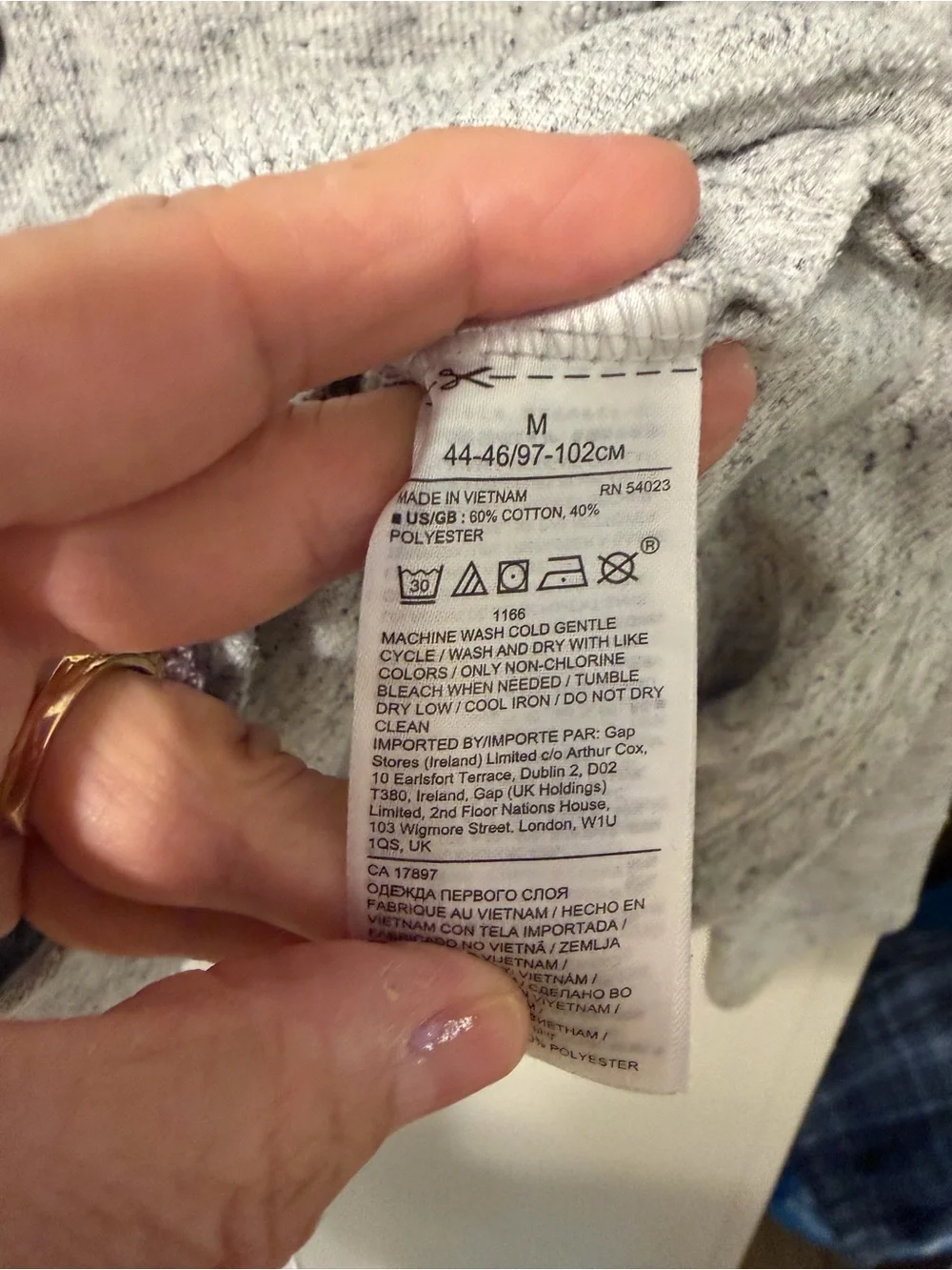 Banana Republic Men's Heather Gray Button-Up Shirt Jacket